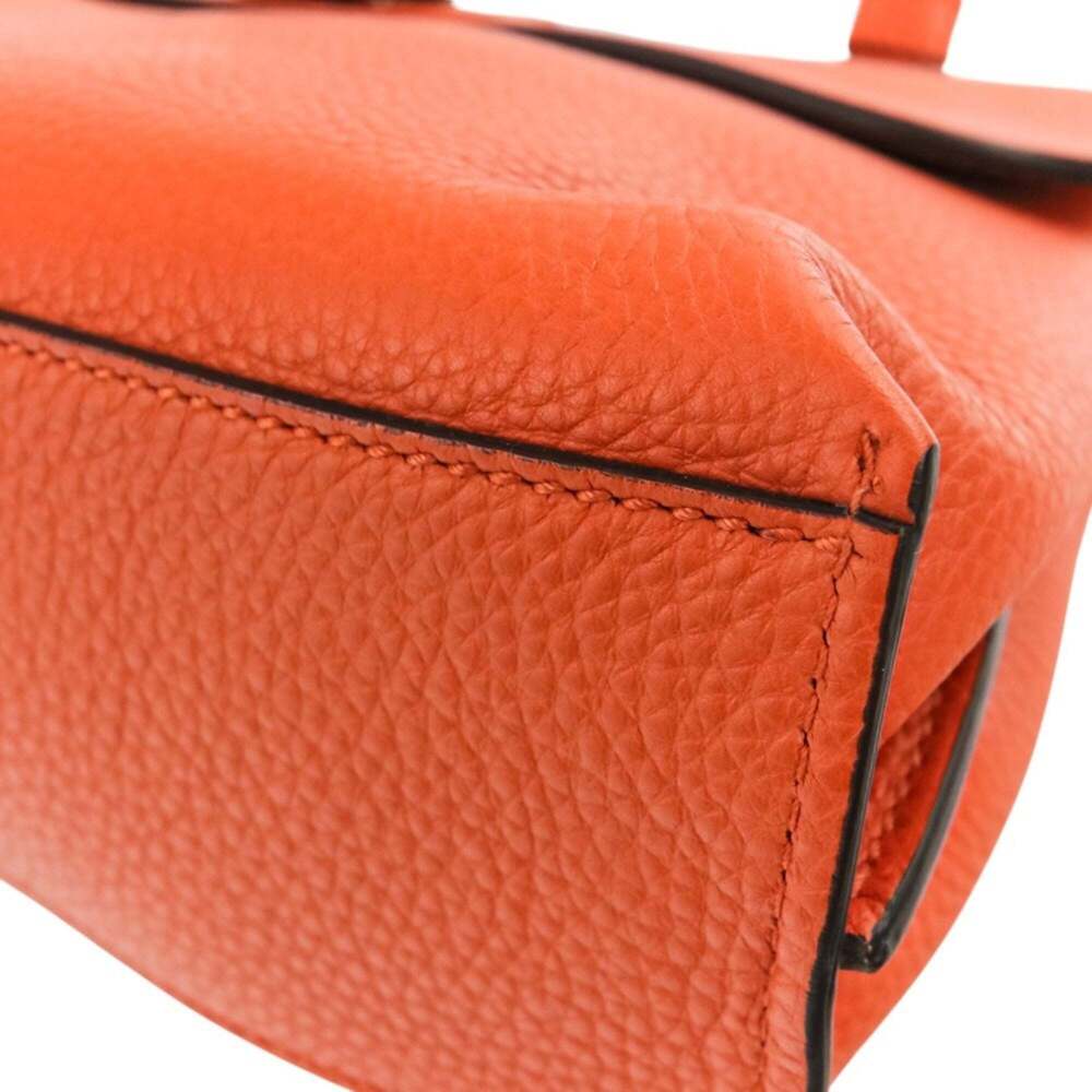 GUCCI Orange Bamboo Shoulder Bag - Picture 7 of 14
